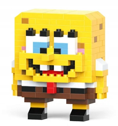  BLOCCHI PER SOGGIORNO FIGURINE SPONGEBOB QUADRATI PANTALONI BIKINI FONDO BAJKA