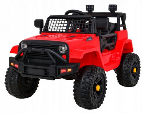  Auto a batteria per bambini Jeep Dark Night, Rossa + Free Start + EVA