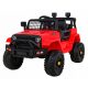  Auto a batteria per bambini Jeep Dark Night, Rossa + Free Start + EVA