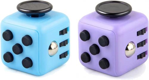  SET DI 2 GIOCATTOLI ANTISTRESS FIDGET CUBE CUBE