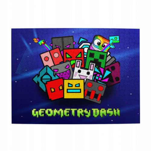  Geometry Dash Puzzle in legno da 1000 pezzi