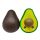  Jumbo Avocado Squishy Antistress Toys Simulati, Legno, 0+