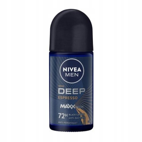  NIVEA deodorante roll-on da uomo ROLL-ON DEEP Espresso Maxx Tech 72 H 50ML