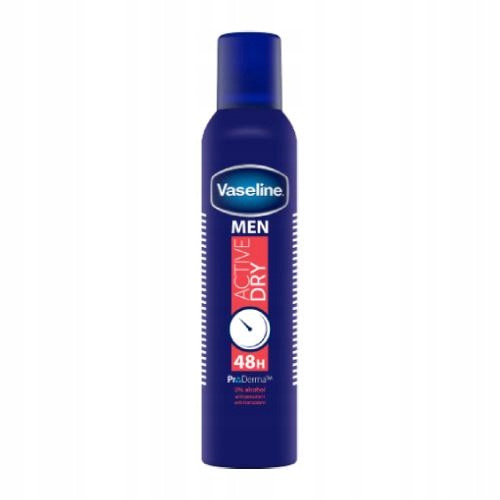  VASELINE ACTIVE DRY MEN PRO DERMA 48H DEODORANTE DA UOMO 250ml