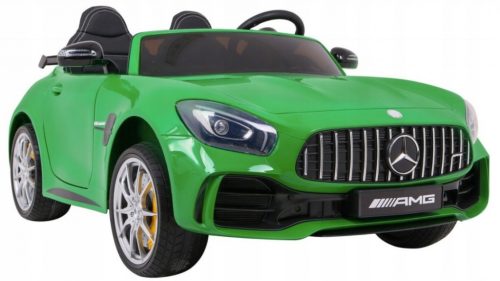  Auto a batteria Mercedes-Benz GT R Verde 4x4 Drive MP3 LED Telecomando