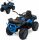  VEICOLO A BATTERIA TERRA QUAD POTENTE 4X4 TELECOMANDO BLU