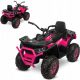  VEICOLO A BATTERIA TERRA QUAD POTENTE 4X4 TELECOMANDO ROSA