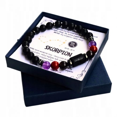  Bracciale da uomo STYLOVI - collezione zodiaco - SCORPIONE