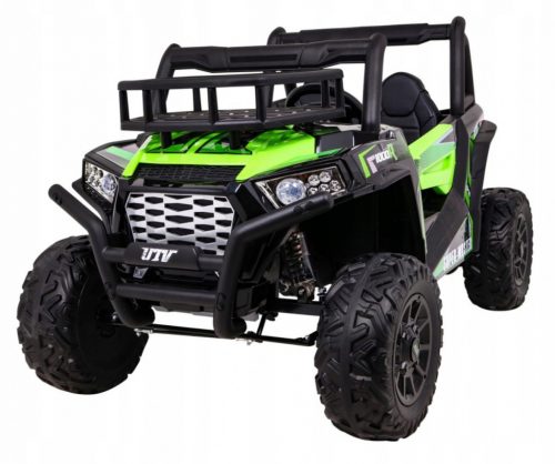  Buggy UTV Fuoristrada per bambini Verde + Telecomando + Portapacchi + Avvio gratuito +