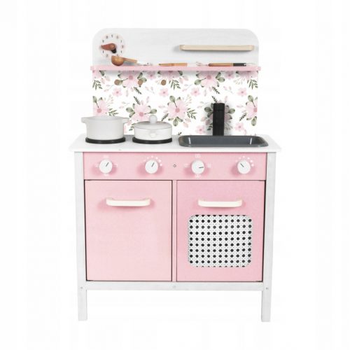  Cucina in legno Fornello per bambini Forno Lavello Accessori educativi