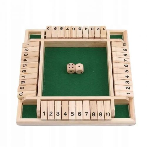  Set di giochi da tavolo alla moda, set di 10 numeri, chiusura su quattro lati, club per feste, bere G