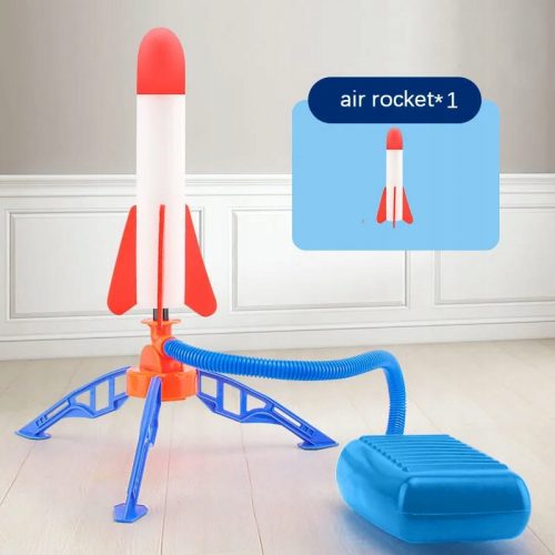  Kid Air Rocket Pompa a pedale Launcher Toys Gioco sportivo Jump Stomp Bambino all'aperto