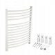  Radiatore da bagno ad acqua online 357 W 500 x 800 mm bianco