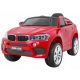  Auto elettrica per bambini BMW X6M vernice rossa + telecomando + EVA + gratis