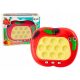  Console per videogiochi arcade Pop-It Tappetino sensoriale Apple rosso