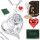  CATENA IN ARGENTO 925 CON CUORE + ROSA ETERNA LED REGALO PER DONNA