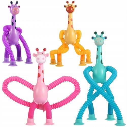  Tubi pop Tubi Tubi sensoriali Set di 8 Giraffa REGALO PER