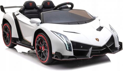  Auto a batteria per bambini con licenza Lamborghini Veneno Bianca