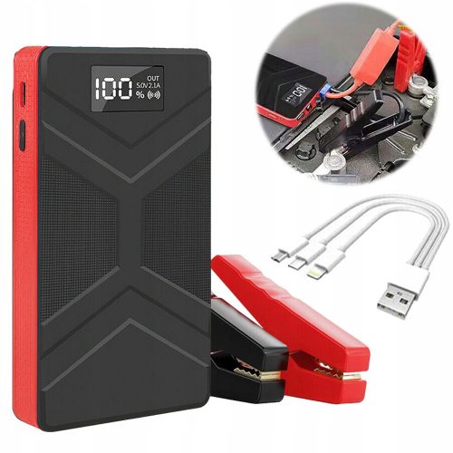  AVVIATORE PORTATILE DA AUTO CARICABATTERIE 30000MAH +USB 3IN1