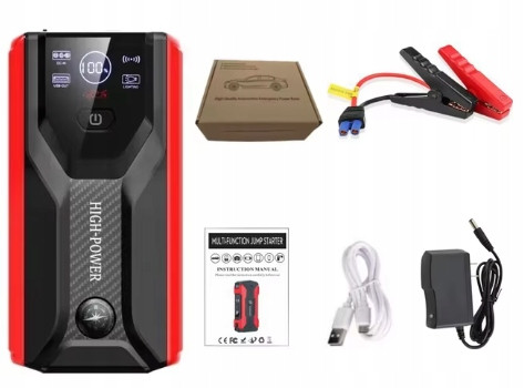  DISPOSITIVO JUMP STARTER POWERBANK AVVIATORE DI EMERGENZA PER AUTO 18000mAh 12V