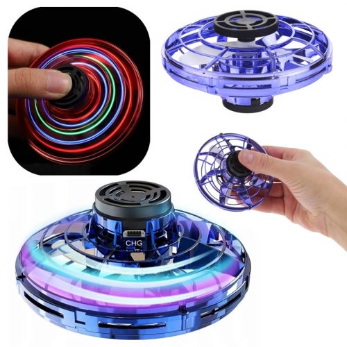  Flying Spinner Glowing Boomerang Mini UFO LED Drone per bambini