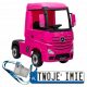  AUTO MERCEDES ACTROS PER BAMBINI A BATTERIA 4X4 PELLE EVA LED + TELECOMANDO