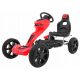  Go-kart a pedali per bambini Grand Ride 3+ Rosso + Ruote EVA + Regolazione f