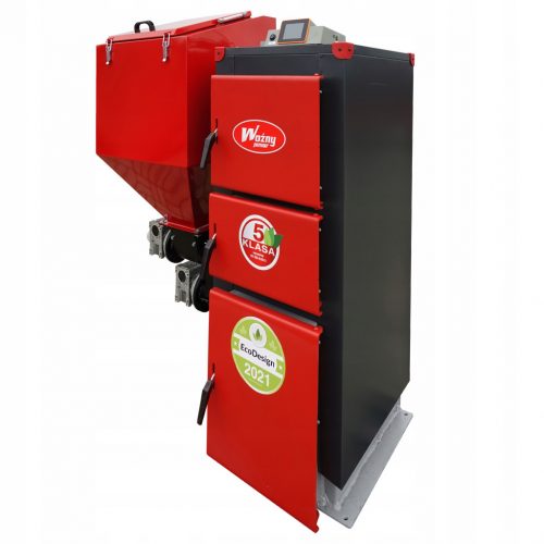  Forno pesatore Junior doppia funzione con deposito pellet in acciaio da 12 kW