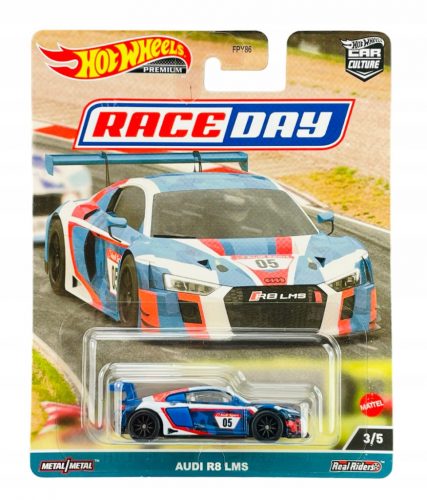  HOT WHEELS 2021 AUDI R8 LMS RACE DAY 3/5 HKC61 METALLO NUOVO MODELLO