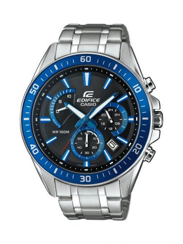  OROLOGIO CASIO EDIFICE DA UOMO EFR-552D-1A2VUEF CHRONO ACCIAIO BLU + SCATOLA 47mm