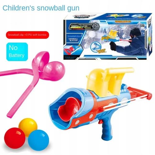  Clip Snow Ball Blaster Nuovo 2IN1 Strumento per creare palle di neve in plastica Creativa