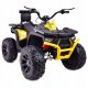  MEGA QUAD TOP SPEED 4X45W, SUPER POTENZA, ACCELERATORE A GAS, FRENI, TELECOMANDO/JC-333