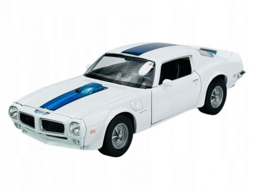  WELLY 1972 PONTIAC FIREBIRD TRANS AM BIANCO 1:24 NUOVO MODELLO IN METALLO 24075