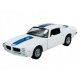  WELLY 1972 PONTIAC FIREBIRD TRANS AM BIANCO 1:24 NUOVO MODELLO IN METALLO 24075