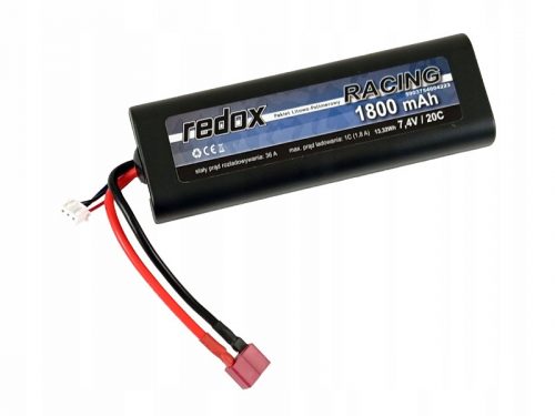  BATTERIA LI-PO 7.4V 2S 1800mAh 36A 20C REDOX HC jakar