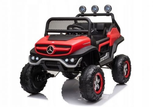  VEICOLO A BATTERIA MERCEDES UNIMOG S, ROSSO