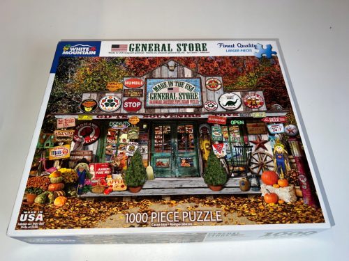  Puzzle 1000 GENERAL STORE pezzi più grandi una volta assemblati WHITE MOUNTAIN dagli USA