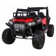  Buggy UTV Fuoristrada per bambini Rosso + Telecomando + Portapacchi + Avvio Gratuito