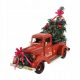  Artigianato da collezione con camion retrò de-Natale con albero di Natale per scaffali