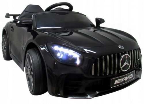  MERCEDES GTR-S CONVERTIBILE PER BAMBINI DA 1 A 4 ANNI, PILOTA, RUOTE IN SCHIUMA, NERO