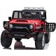  AUTO ELETTRICA PER BAMBINI JEEP 4X4 12V 10AH ROSSA CON TELECOMANDO