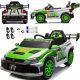  AUTO PER BAMBINI VW WRC 4X4 A BATTERIA CON TELECOMANDO, LED E RADIO FM VERDE