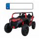  Buggy ATV da corsa robusto per 2 bambini Rosso + motore Brushless + pompa