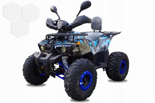  Quad ATV ELETTRICO HERCULES PREMIUM 1500W 48V Ruote 8' Dimensione 125cc XXL