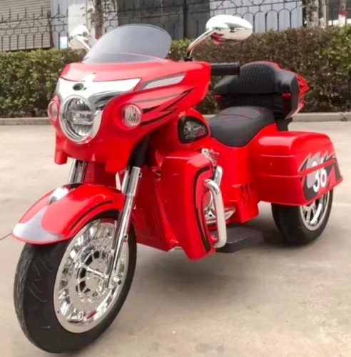  MOTO DA BAMBINO CON BATTERIA 2x45W CHIAVE ROSSA