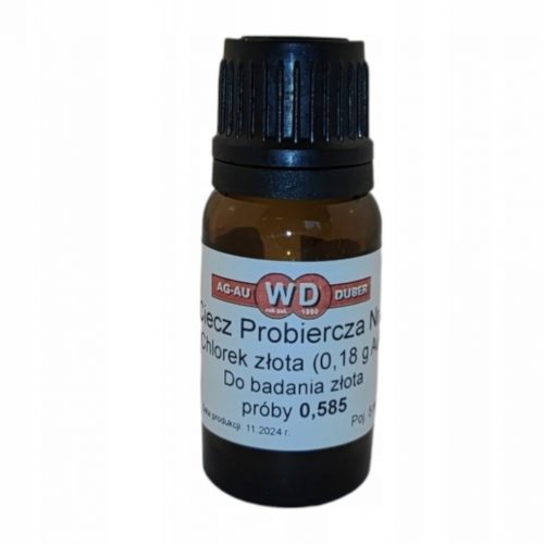  CLORURO D'ORO Liquido di prova 0,18 g Au - 5 ml