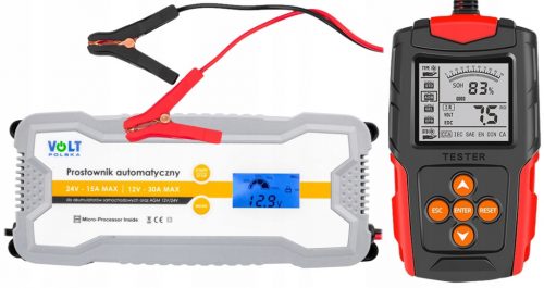  Raddrizzatore automatico 12/24v 30a LCD