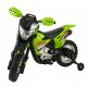  Motocicletta per bambini a batteria, 2x45, RUOTE LUMINOSE, IN PELLE