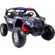  MEGA JEEP BUGGY POLICE 2 STAGIONE 24V POTENZA 800W AMORY PILOTA