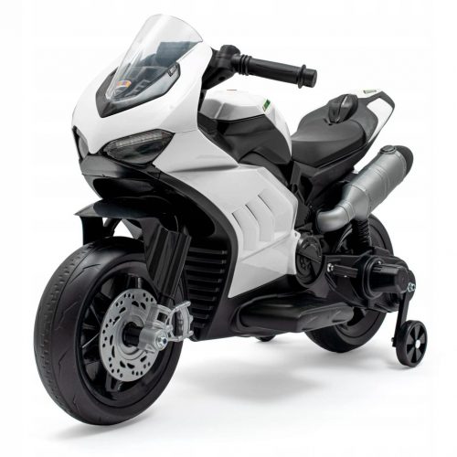  Moto elettrica per bambini Baby Mix Supersport bianca